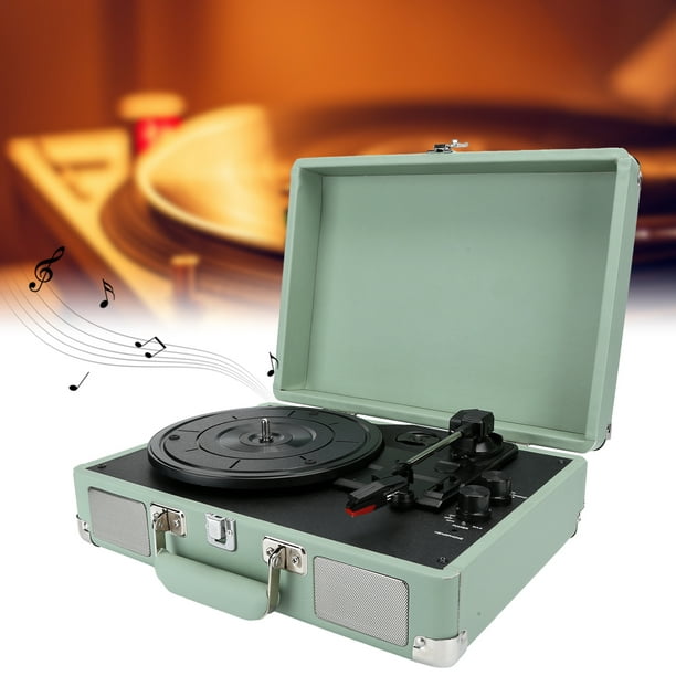 Tocadiscos Retro 33/45/78 RPM con Bluetooth