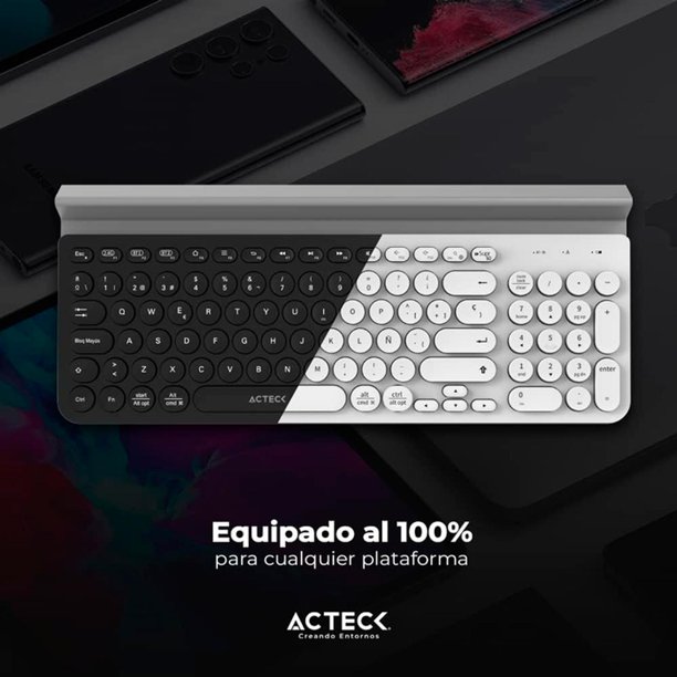 Teclado Inalambrico Logitech K780 MULTI-DEVICE DARK GREY /SPECKLED