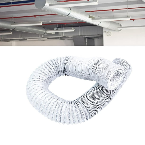 Conducto de ventilación de conducto de aluminio de 19 pies de largo, tubo  de ventilación, tubo de ventilación de secador universal, conducto de .92  pulgadas Soledad Tubo de ventilación de la secadora