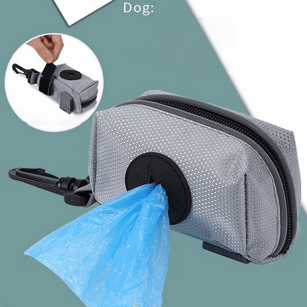 Soporte de bolsa para excrementos de perro para fijación de correa,  dispensador de bolsas de excrementos de perro, dispensador de bolsas de  desechos