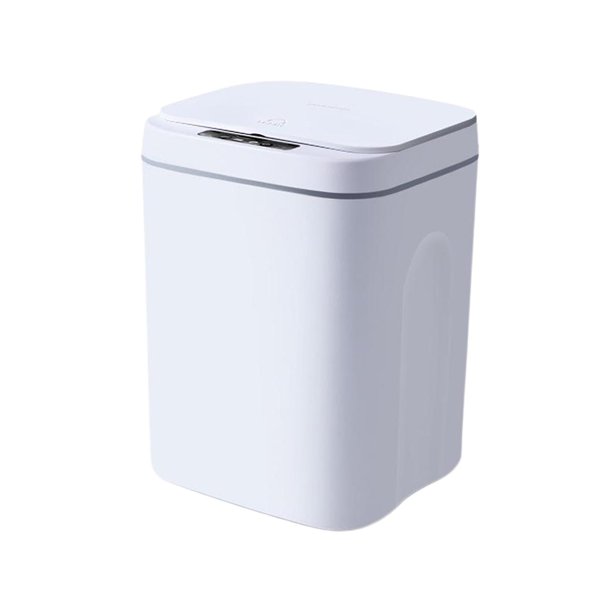  Cubo de basura con sensor automático de 13 galones, cubo de  basura sin tacto, cubo de basura de cocina sin contacto, cubo de basura de  baño de alta capacidad con tapa