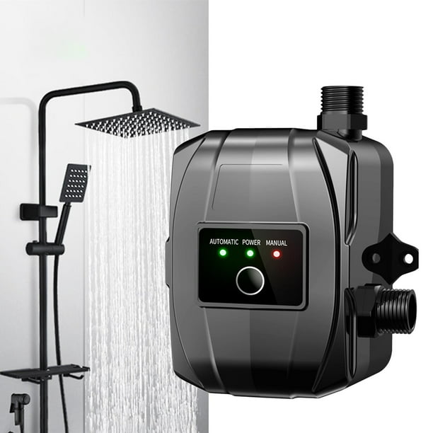 Bomba de de presión de agua para bomba de agua de ducha doméstica, bomba de  presión de agua industrial con interruptor para duchas de asperso Negro