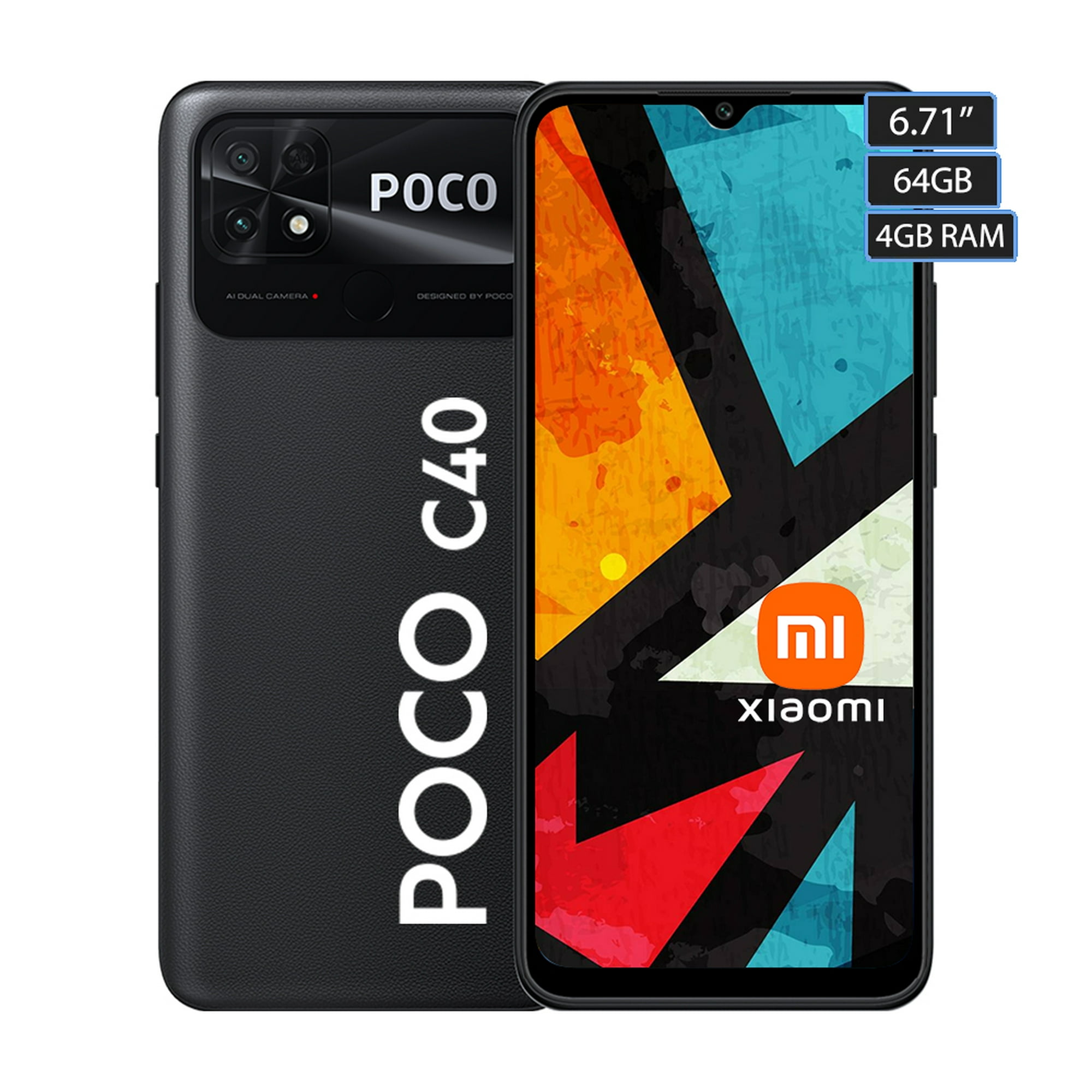 Smartphone Xiaomi Poco C40 64gb 4gb Negro Walmart En Línea 1275