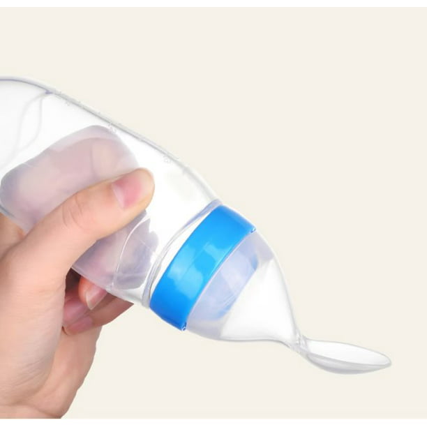Miniware Cuchara de silicona para bebé para entrenamiento, utensilios para  bebés sin BPA, cucharas para bebés de 6 meses, 100% silicona de grado
