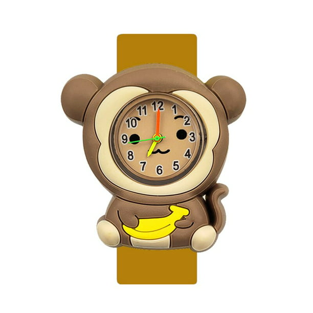 Bebé Cognitive Time Toy Reloj para niños Patrón de dibujos