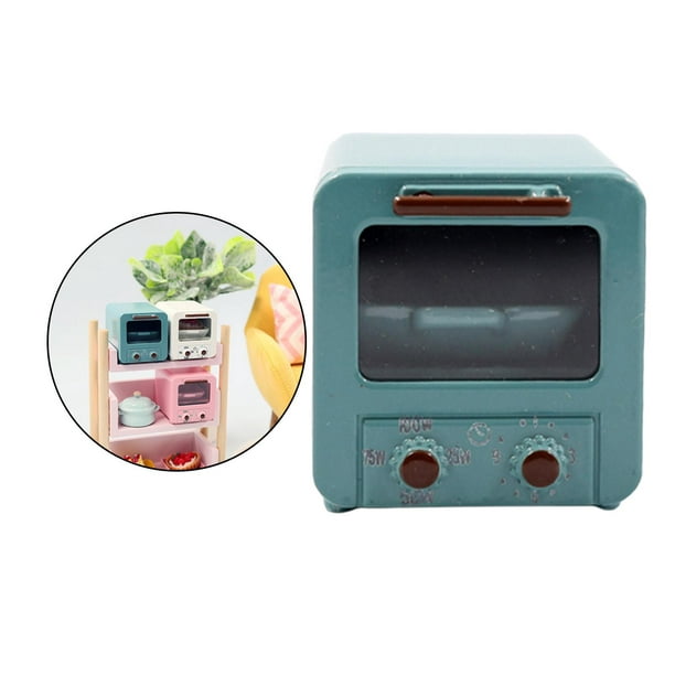 1:12, cocina, juego de simución, accesorios, horno microondas, , de horno  microondas, para decoració Sunnimix mini horno microondas