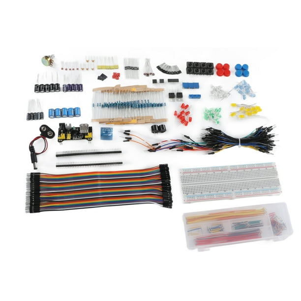  Electrónica Componente Kit Surtido Electrónica Componente  Divertido Kit Electrónica Componente Starter Kit DIY Kit Electrónico :  Electrónica
