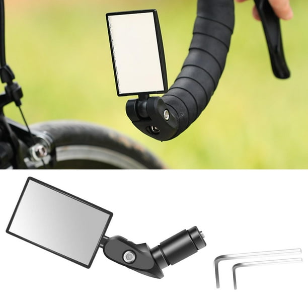 Espejos universales para bicicleta, espejo retrovisor para manillar,  giratorio de 360°, espejos de bicicleta a prueba de golpes, espejos de gran