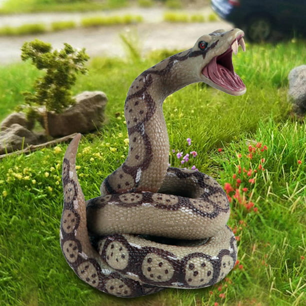 Juguete de Serpiente de Alta Simulación, Modelo de Serpiente de Simulación,  Juguete Modelo de Serpiente, Juguete Complicado de Broma para Halloween Ni  Largo perfecl Juguetes de serpiente de simulación