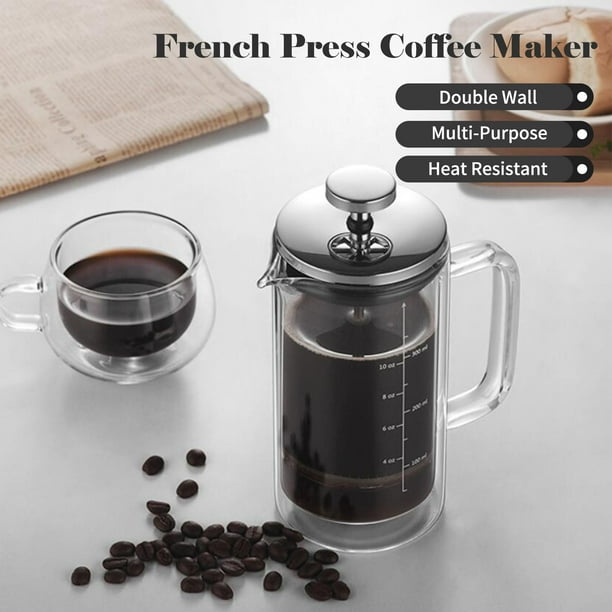 Cafetera Francesa Premium Tapa Madera 600 ml