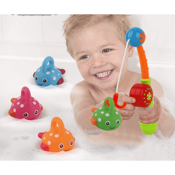 Juguetes de baño para bebés de 1 a 3 años: Juguetes de bañera  sin moho para niños pequeños de 1 a 3 años de edad