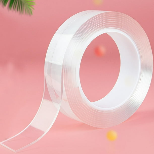 Cinta adhesiva de doble cara para retroiluminación LED, rollo de 0.394 in x  32.8 ft (32.8 pies)
