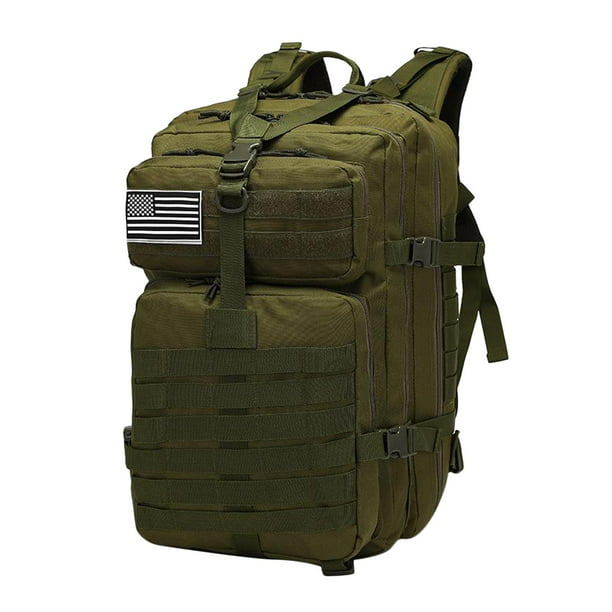 Mochila táctica militar de gran capacidad de 50L para hombres, mochila  impermeable para exteriores, mochila para senderismo, Camping, bolsas de  Verde