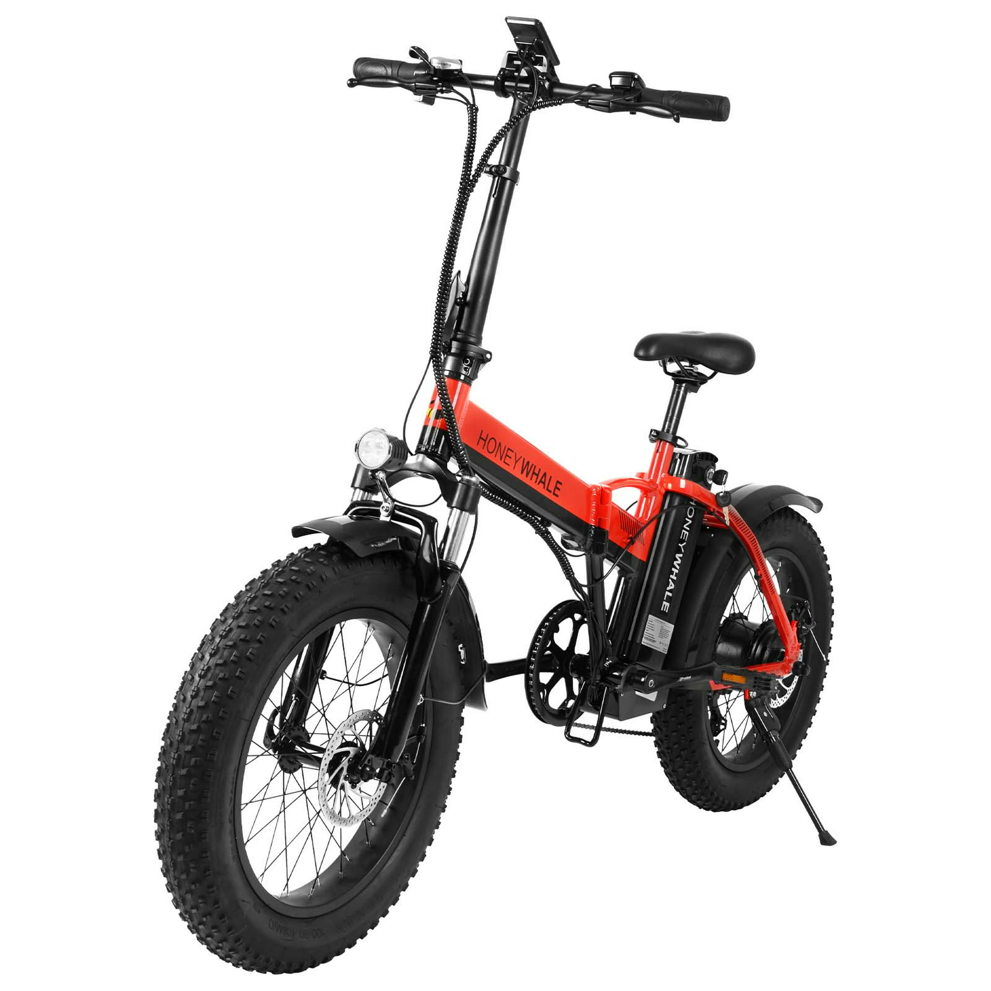 Honey Whale K7 Bicicleta Eléctrica para Adultos, Moto Bicicleta de Montaña  de 7 Velocidades, Potencia del