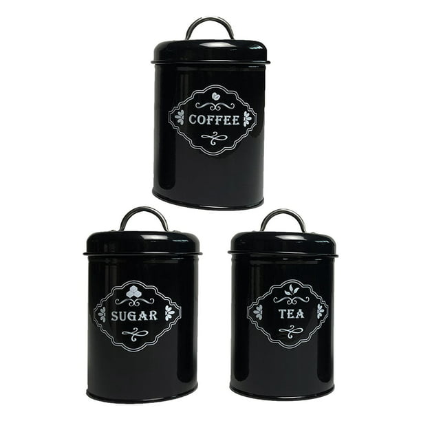  2 piezas de lata de té, lata de hoja de té, lata de  almacenamiento de té de metal, lata de té para té suelto, granos de café,  dulces y especias/1536 (color