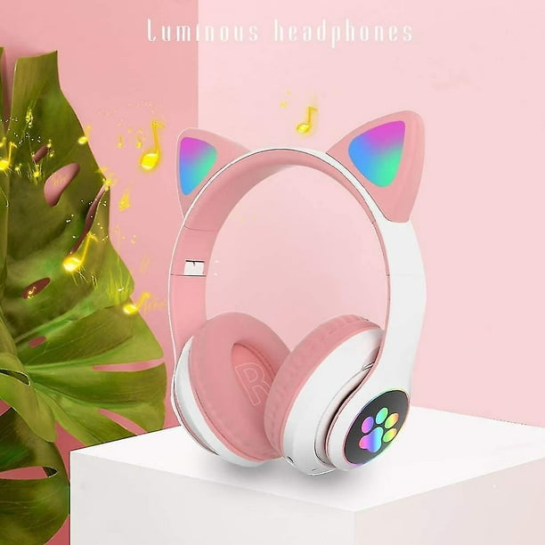 Auriculares Inalámbricos Bluetooth Gamer In Ears Rosa