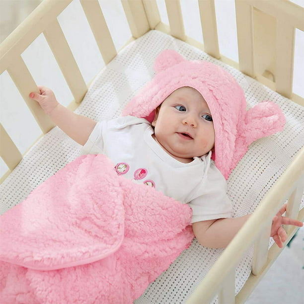Mantas lindas para bebés recién nacidos, niños y niñas, mantas de felpa,  color marrón Zhivalor CW-CC086-5