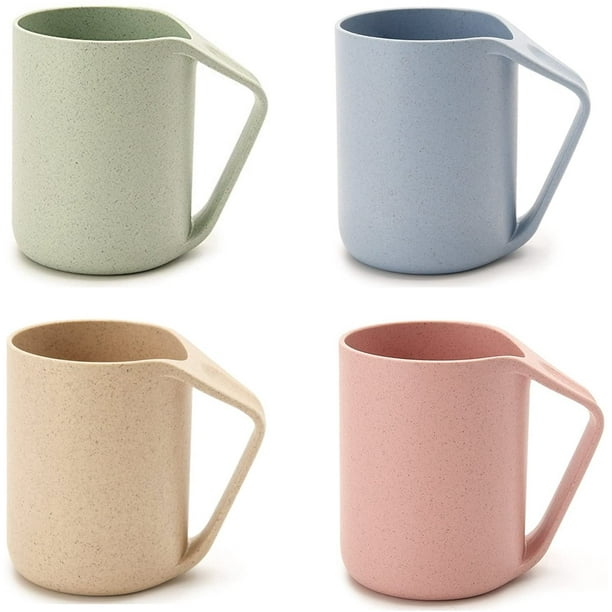 Yuarrent 5 uds tazas de agua de plástico temperatura cambio de Color taza  de paja bebida fría taza de café para niños adultos Utensilios de cocina