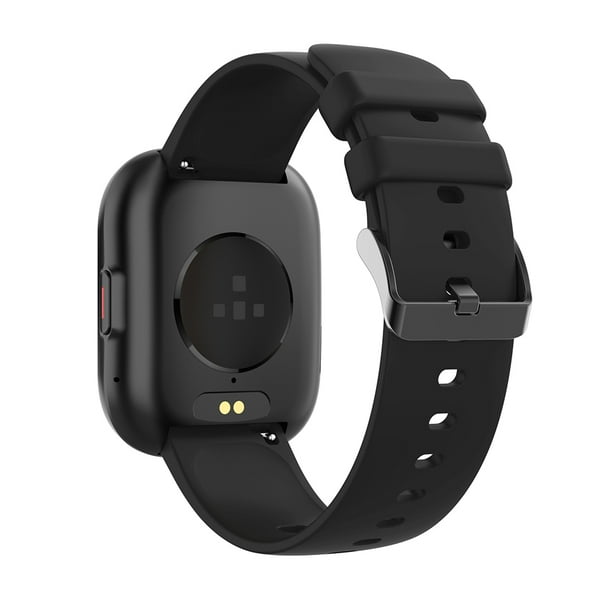 Smartwatch - INF Reloj inteligente con monitor de presión arterial y  frecuencia cardíac, negro