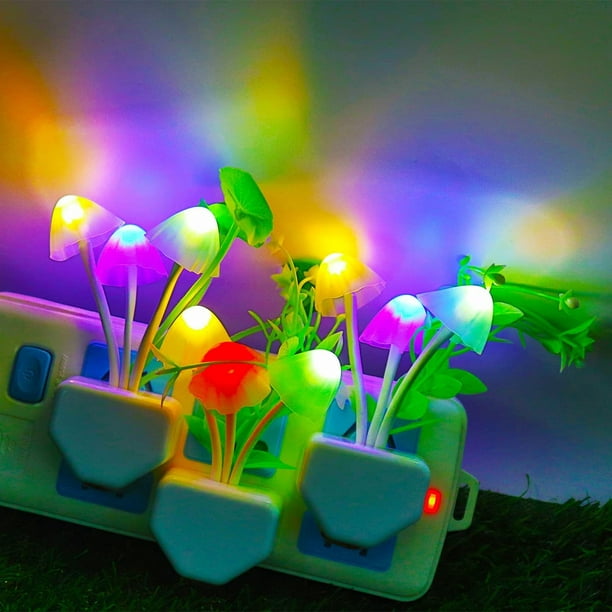 Luz nocturna LED para niños [juego de 2], luz nocturna con enchufe