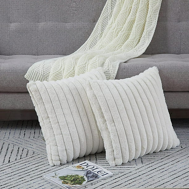 Foamily Inserto de almohadas de 18 x 18 pulgadas, almohada decorativa para  cama y sofá, fabricada en Estados Unidos, relleno de fundas para cama y
