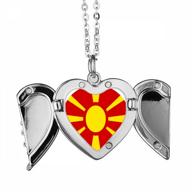 Macedonia Europa emblema nacional ángel collar colgante regalo moda Unbranded M | Walmart en línea