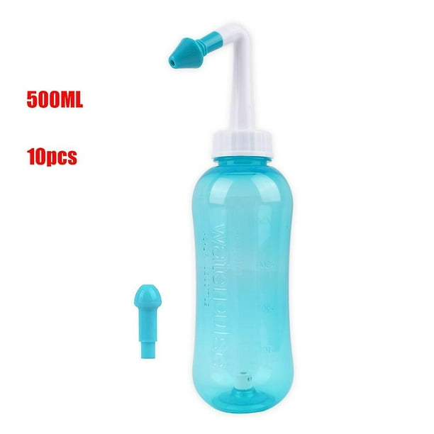 10 Uds. Irrigador Nasal botella de enjuague Nasal limpiador de lavado Nasal  cuidado de la nariz evit YONGSHENG