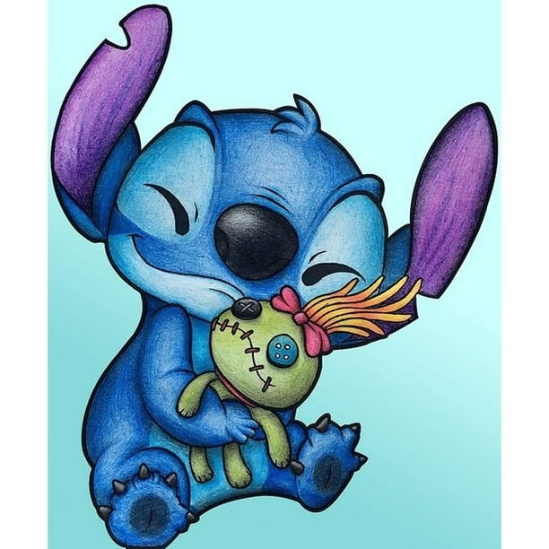 Disney 5D DIY Diamond Embroidery Cartoon Lilo & Stitch Picture