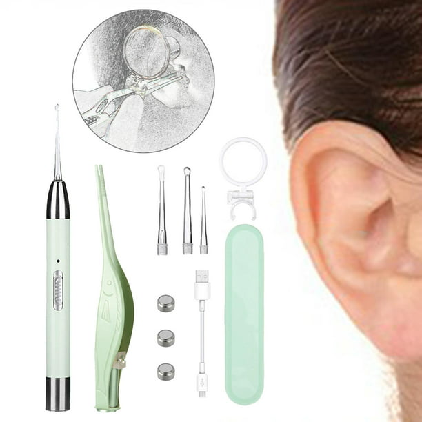 Removedor de oído, de herramientas de eliminación de cera de oído portátil  adultos ,Limpiador de cer Salvador Removedor de cera del oído