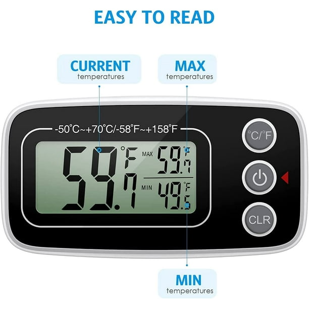termometro para nevera, congelador, temperatura, conservacion
