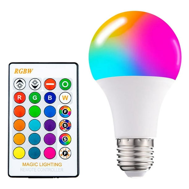 Bombilla LED RGB E27  Bombillas de colores LED