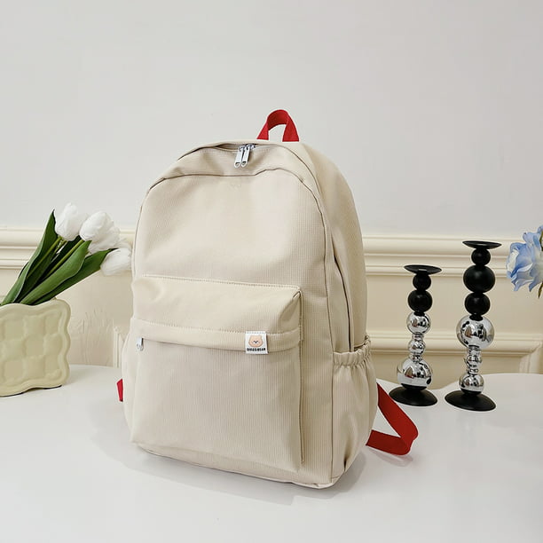 Mochila de estudiante para mujer de gran capacidad para mochilas escolares  para adolescentes (caqui) Sywqhk Para Estrenar