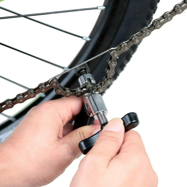 Tronchacadenas para bicicleta herramienta de extracción y reparación manual  con Pin Ehuebsd de servicio con gancho de enlace H y Pin de interruptor de  repuesto
