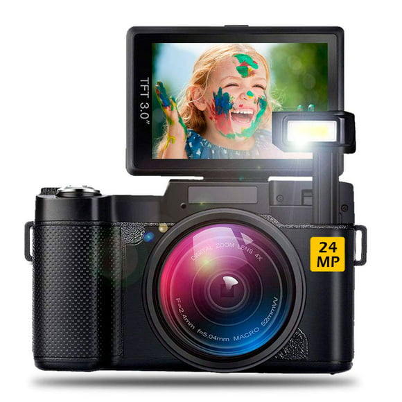 cámara digital vak dr3500 de 24mp dsrl con wifi lente macro y angular vak dr3500