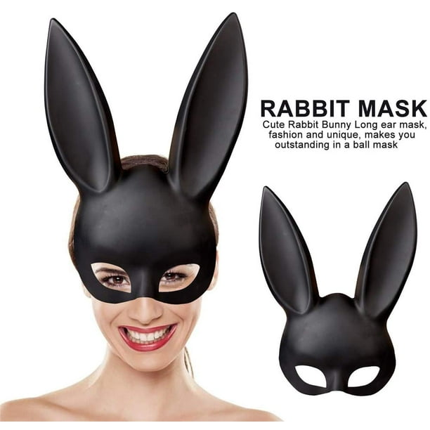 Skeleteen Disfraz de conejo de nariz – Máscara facial de conejo
