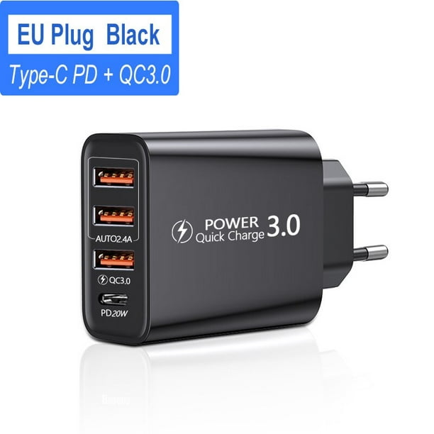 PD 20W USB tipo C cargador de carga rápida 3,0 cargador de teléfono móvil  para Xiaomi iPhone Samsung cargador de teléfono rápido usb c adaptador de  corriente Tan Jianjun unisex