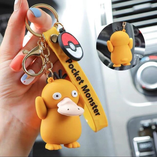 Pokemon Psyduck Anime Action Figure Dancing Swing Sounding Toy DIY