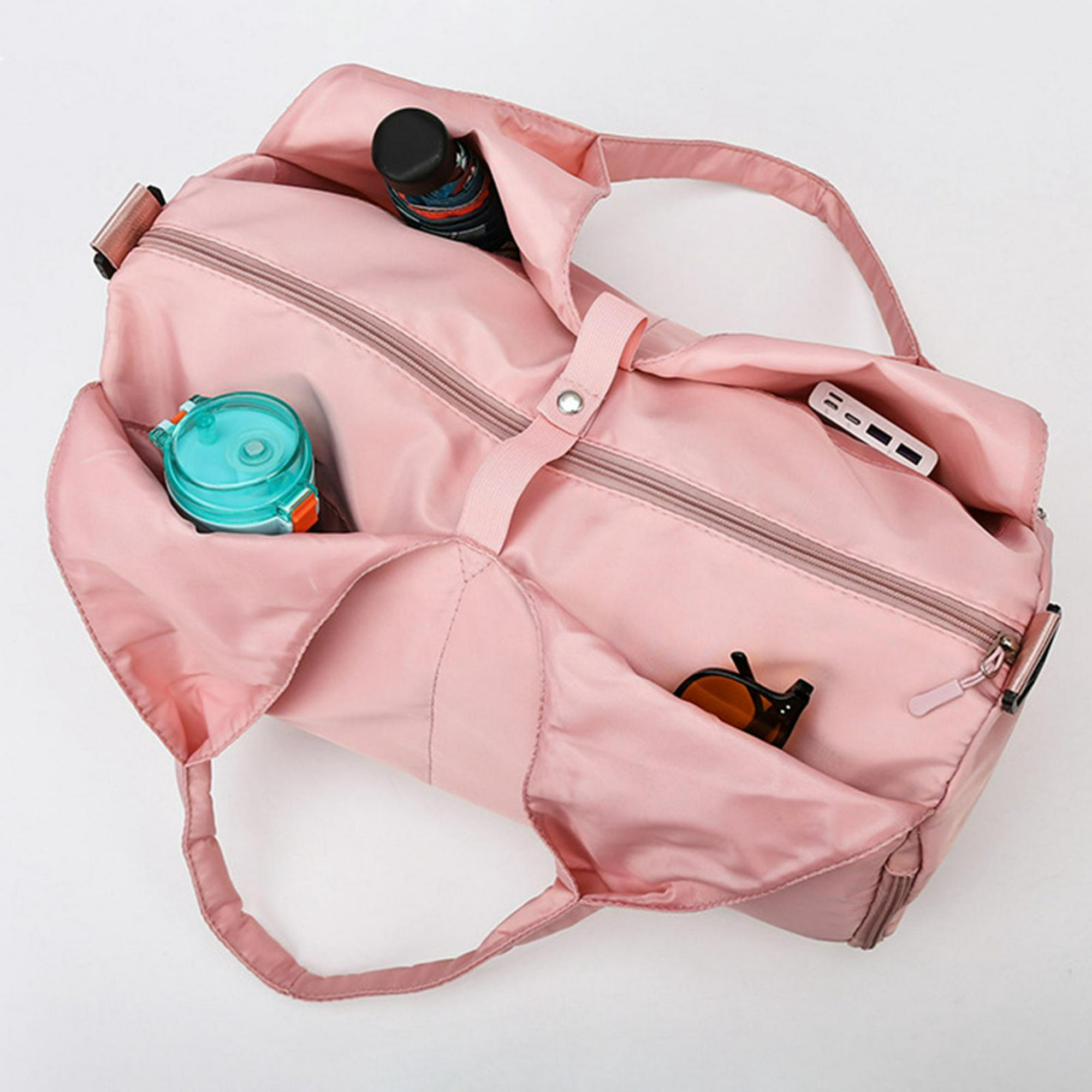 Bolsa de gimnasio grande estética, bonita bolsa de lona para mujer con asa,  bolsa de viaje para hombro, bolsa de hombro resistente para natación