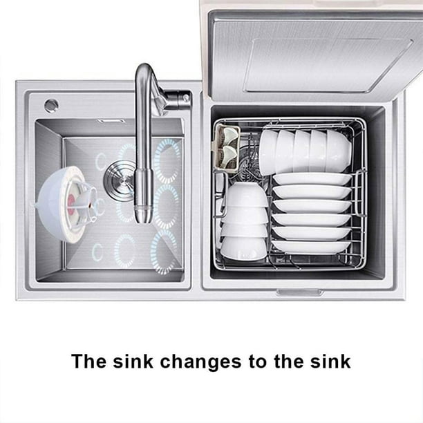 YOUTHINK Mini lavavajillas, resistente al agua IP67 para lavavajillas,  portátil, con apagado automático, lavadora de platos, funciona con USB