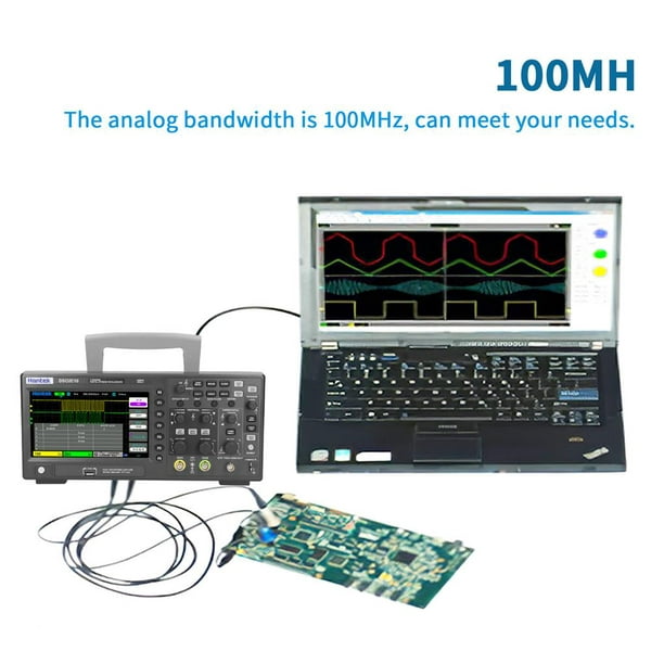 Comprar osciloscopio digital (100 MHz) profesional con control remoto