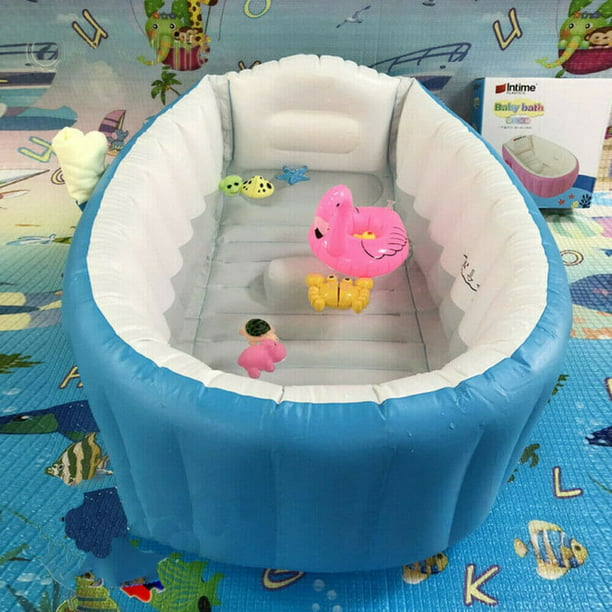 Bañera inflable portátil bañera de baño para s bebés Azul Zulema Piscina  inflable