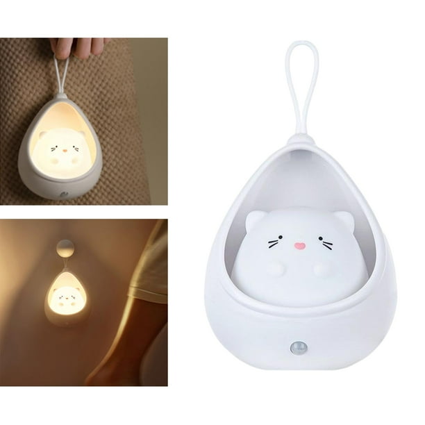 Luz De Noche Lampara Bebe Sensor Led Recargable Usb