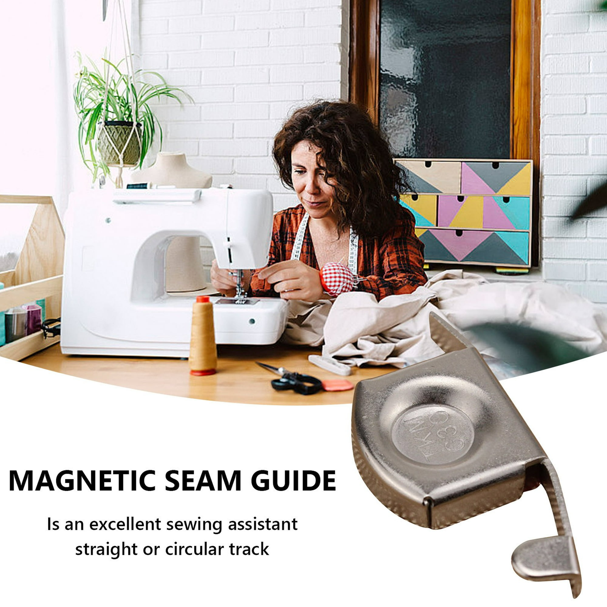 Teissuly Magnetic Seam Guide for Sewing Machine, Sewing Machine