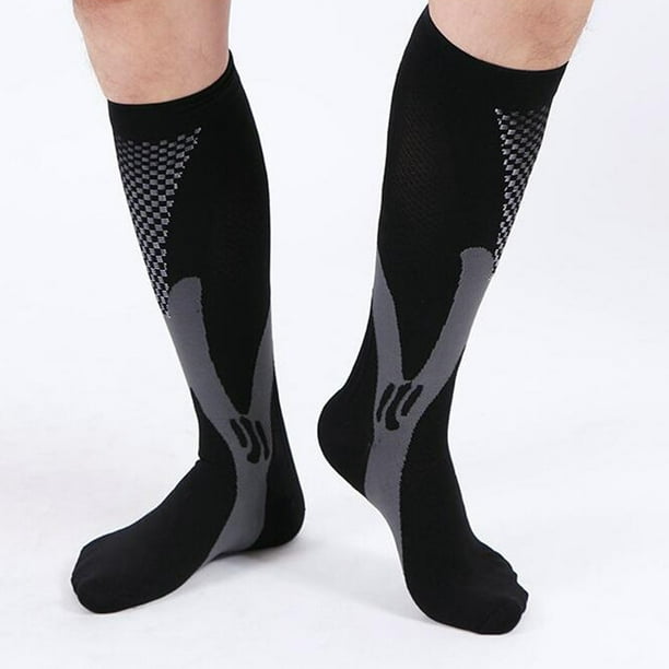 3 pares de calcetines de fútbol, calcetines deportivos hasta la rodilla,  calcetines deportivos de compresión de pantorrilla, calcetines deportivos