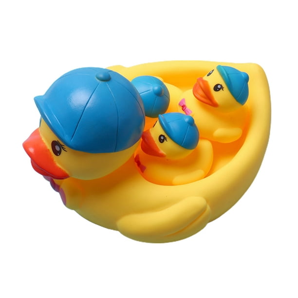 Juego de juguetes de baño de pato de Navidad de 24/36, animales  multitemáticos para niños pequeños, flotador de goma suave, divertido  regalo de vacaciones