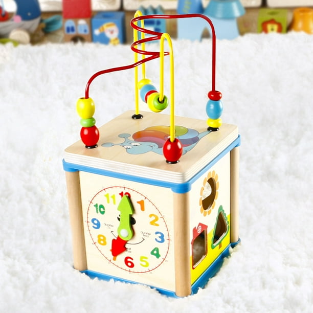 Juguetes de cubo de actividad para niño y niña de 1 año, juguetes