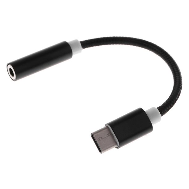 Cable USB 3.1 tipo C macho a auricular y micrófono tipo minijack