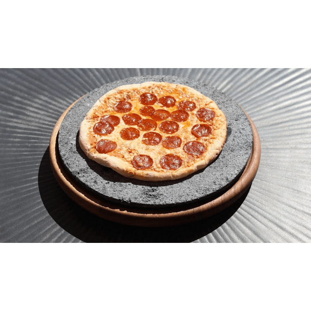 Piedra Para Pizza de Piedra Volcánica, Comal De Piedra Volcánica Para —  CEMCUI