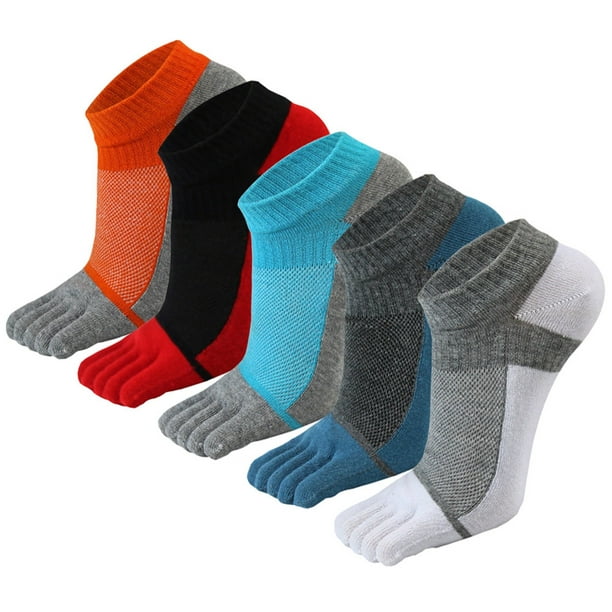 5 pares de calcetines punta para hombre, transpirables, con 5 dedos, calcetines para correr de co ANGGREK JF1012 | Walmart en línea