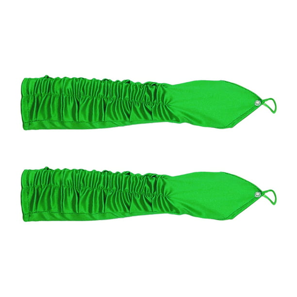 Guantes largos verde fluo: Accesorios,y disfraces originales baratos -  Vegaoo